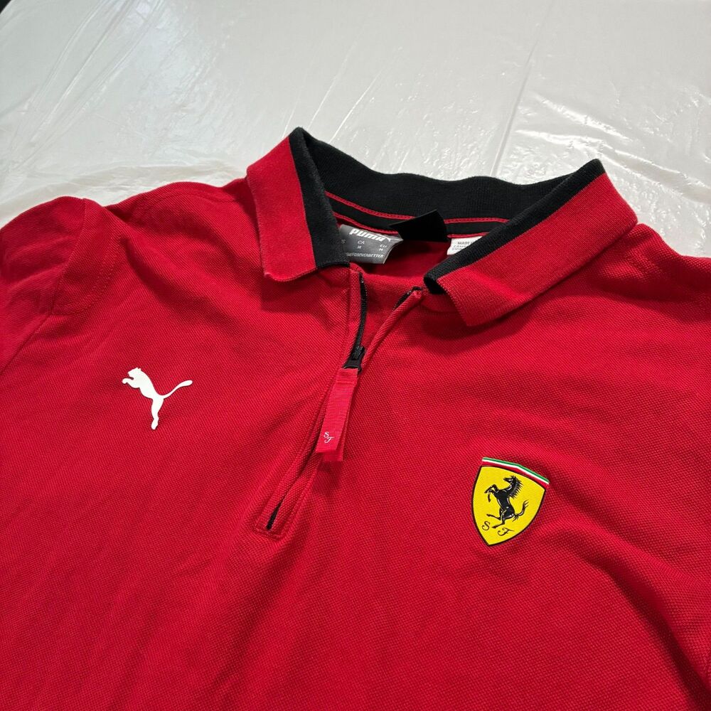 Puma Scuderia Ferrari F1 Race Polo Mens Small Formula One Shirt Official Product